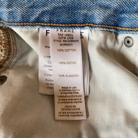 FRAME Rigid Re-Release Le Original Skinny Jeans 29 - Picture 10 of 11